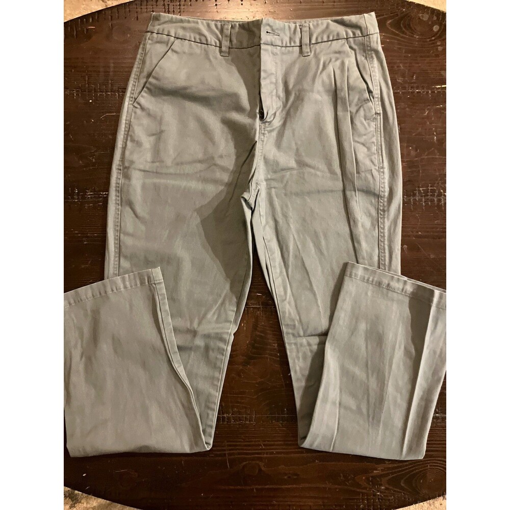 Merona Women's Gray Stretch Skinny Twill Pants Pockets Size 6 Inseam 30"